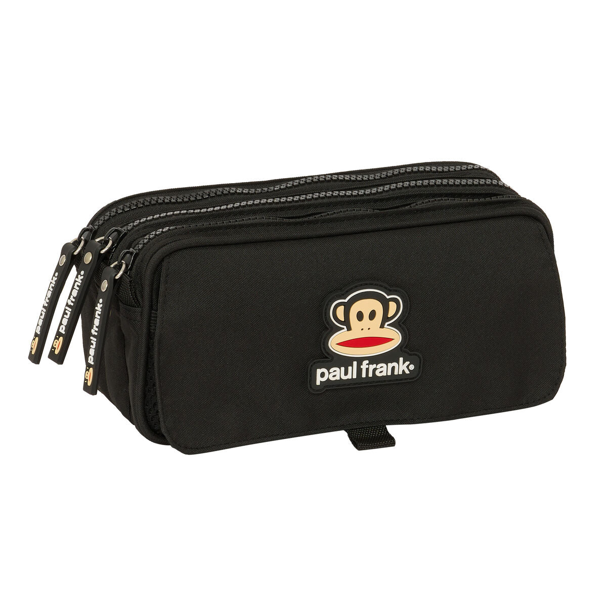 Penar dublu Paul Frank Join the fun Negru 21,5 x 10 x 8 cm - Birou și papetărie, Material școlar și educațional
