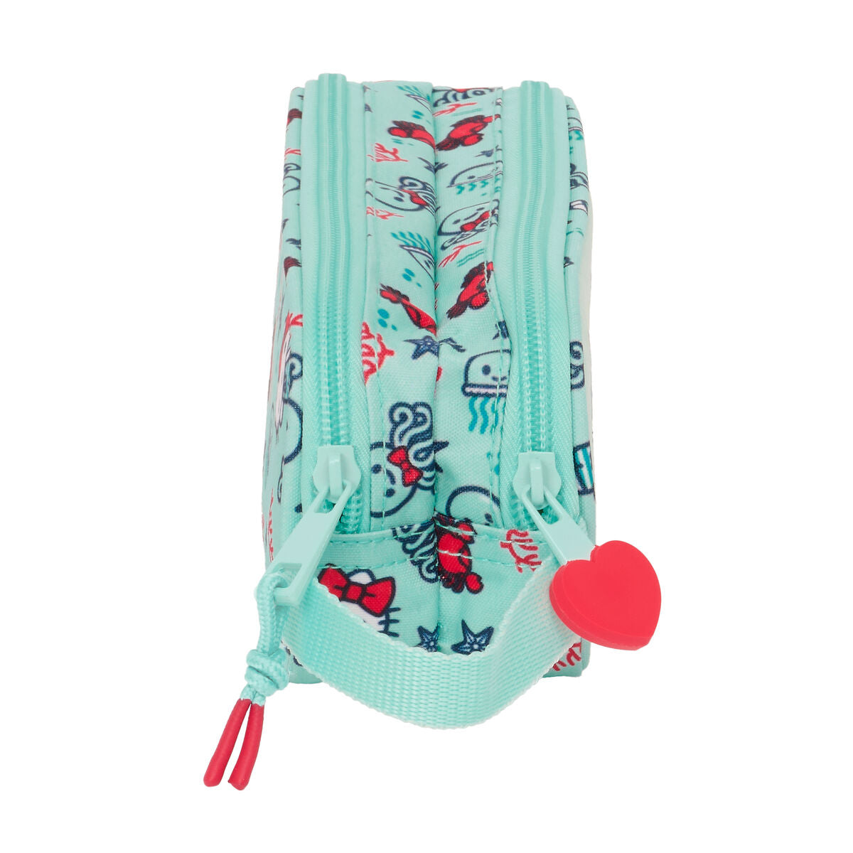 Penar dublu Hello Kitty Sea lovers Turquoise 21 x 8 x 6 cm - Birou și papetărie, Material școlar și educațional