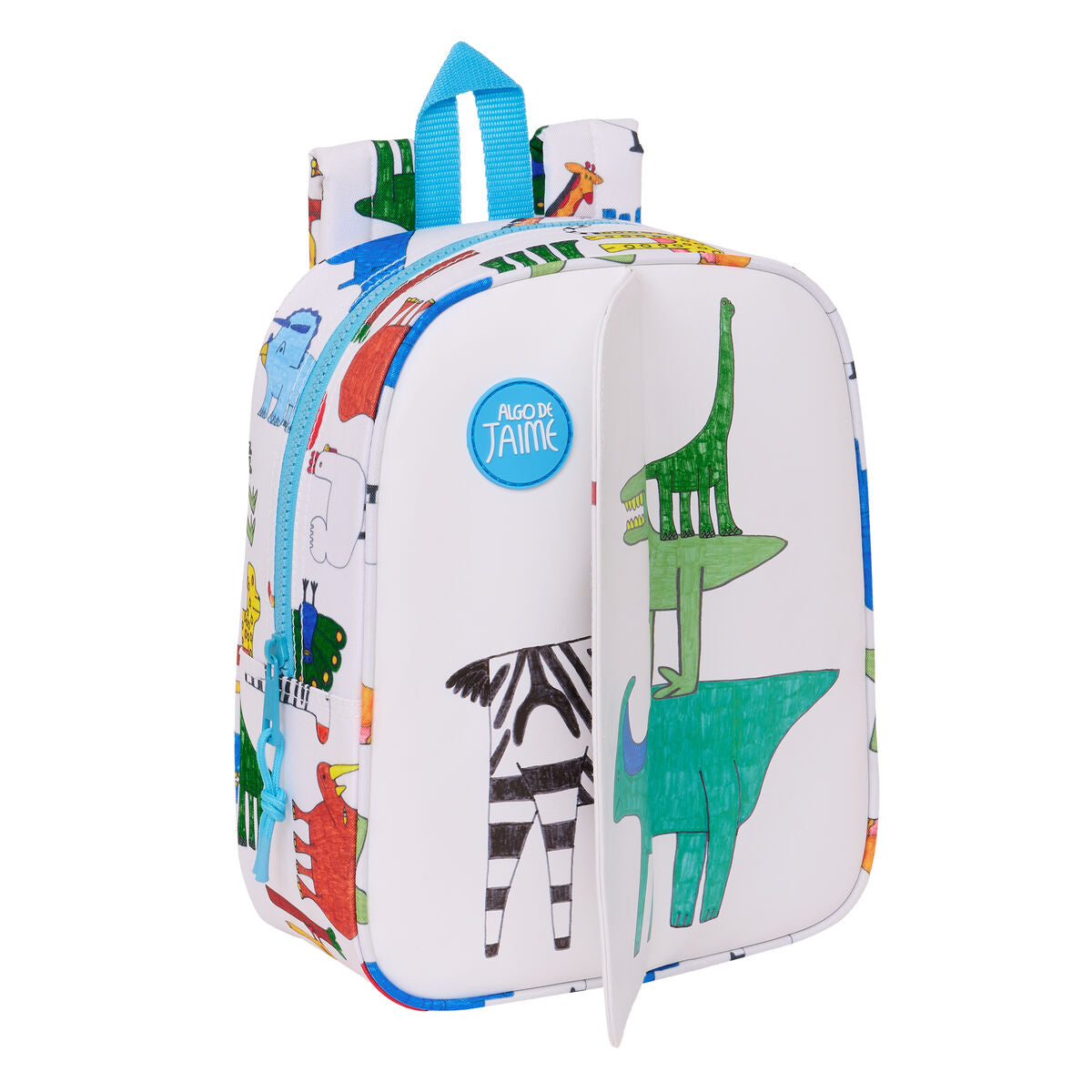 Rucsac pentru Copii Algo de Jaime Alb 22 x 27 x 10 cm - Birou și papetărie, Material școlar și educațional