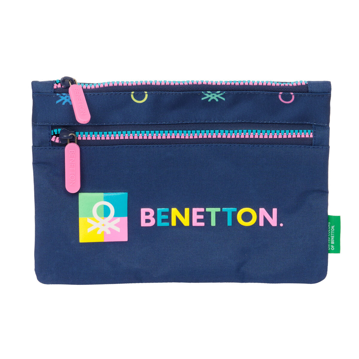 Penar Școlar Benetton Cool Bleumarin 23 x 16 x 3 cm - Birou și papetărie, Material școlar și educațional