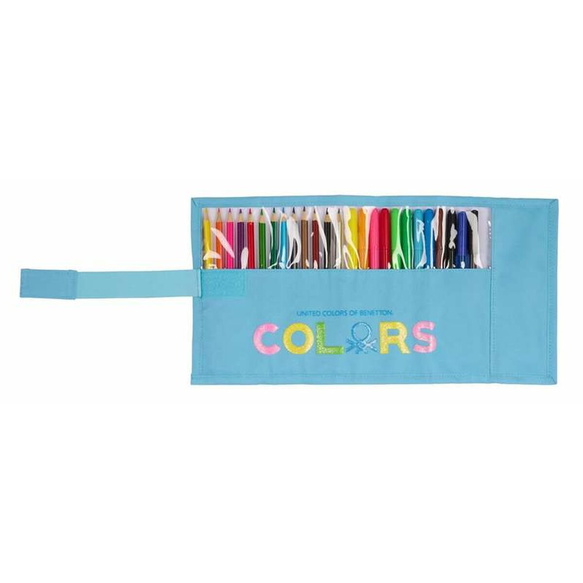 Penar Benetton Spring 7 x 20 x 7 cm Pliabili - Birou și papetărie, Material școlar și educațional