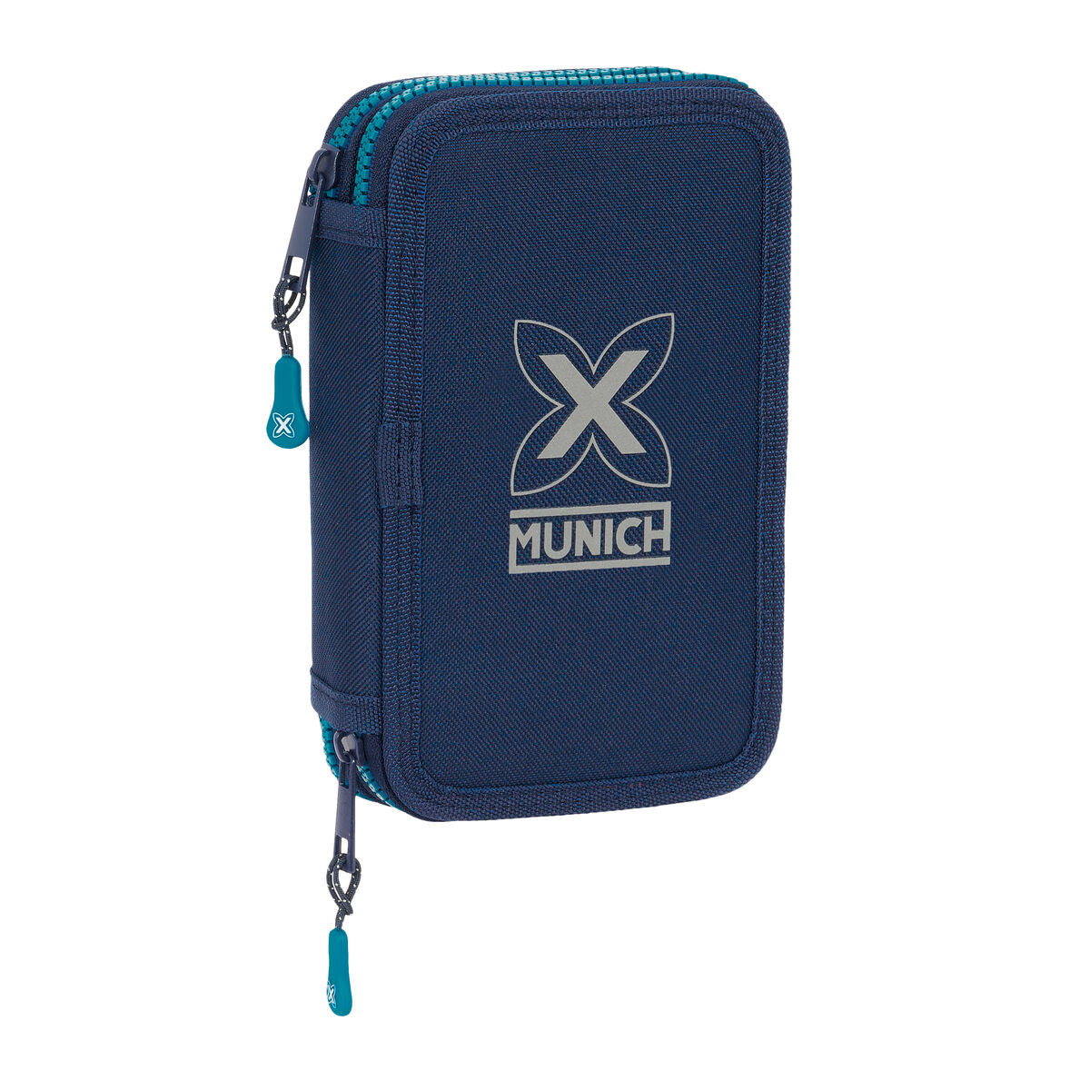 Creion dublu Munich Nautic Bleumarin 12.5 x 19.5 x 4 cm 28 Piese - Birou și papetărie, Material școlar și educațional