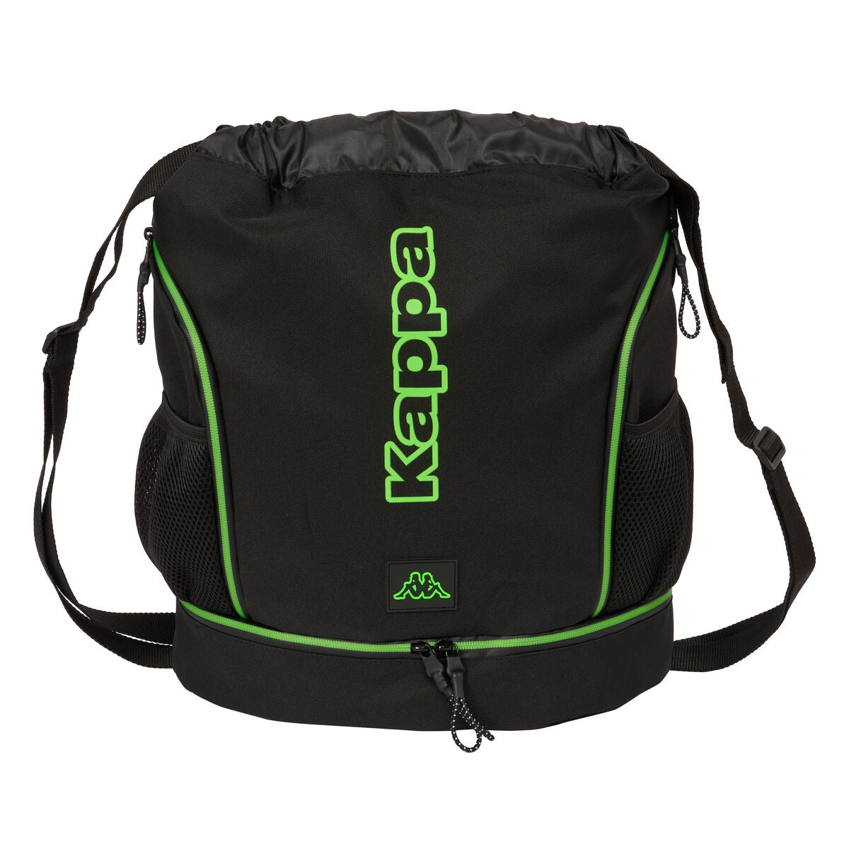 Geantă rucsac pentru copii Kappa Black Negru 35 x 40 x 1 cm - Birou și papetărie, Material școlar și educațional