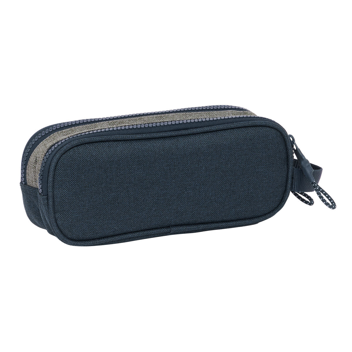 Penar dublu Kappa Dark navy Gri Bleumarin 21 x 8 x 6 cm - Birou și papetărie, Material școlar și educațional