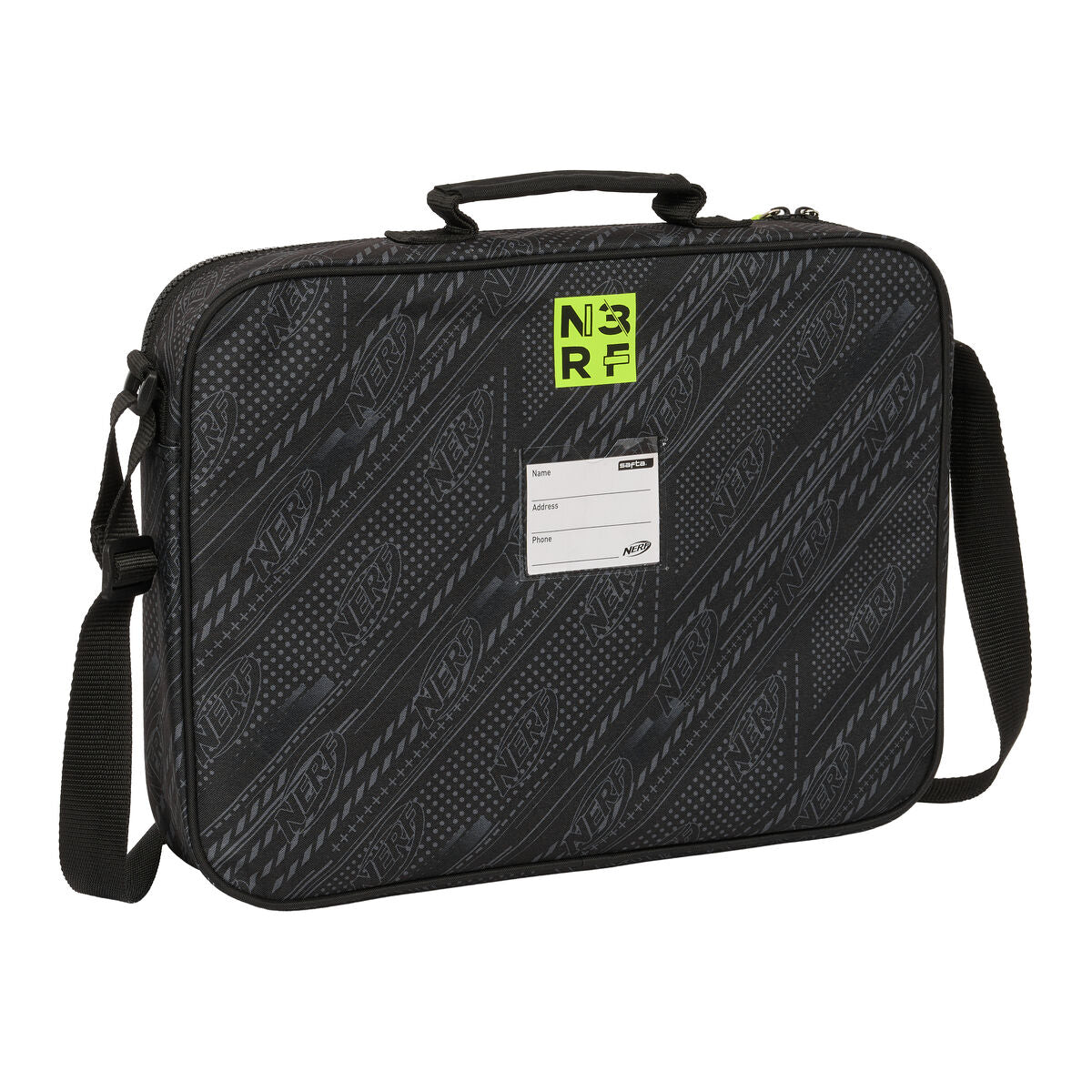 ghiozdan de școală Nerf Get ready Negru 38 x 28 x 6 cm - Birou și papetărie, Material școlar și educațional