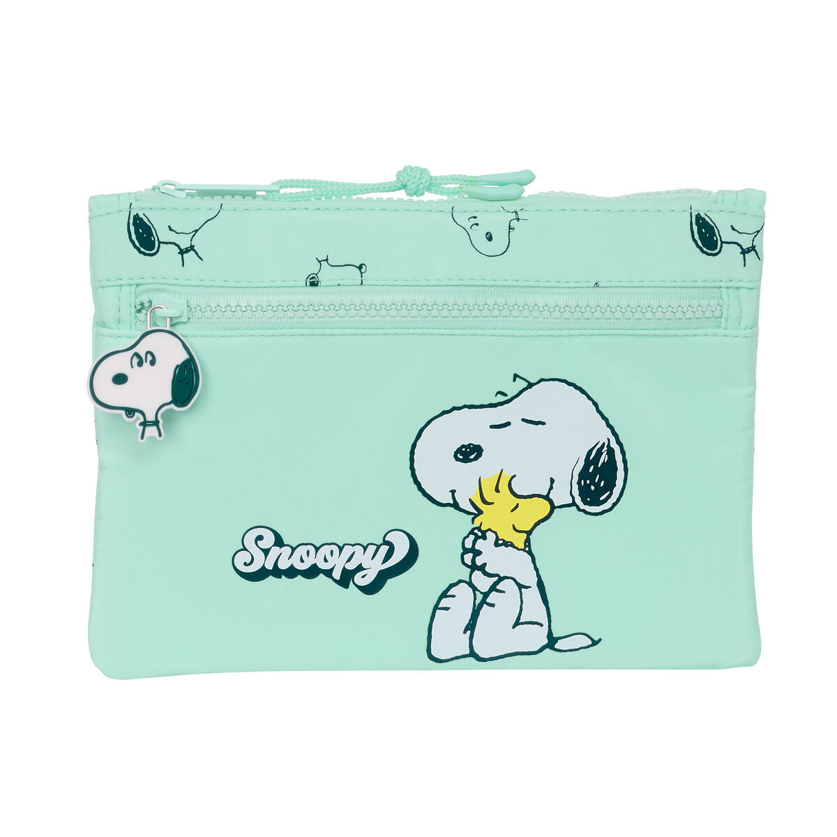Penar Școlar Snoopy Groovy Verde 23 x 16 x 3 cm - Birou și papetărie, Material școlar și educațional