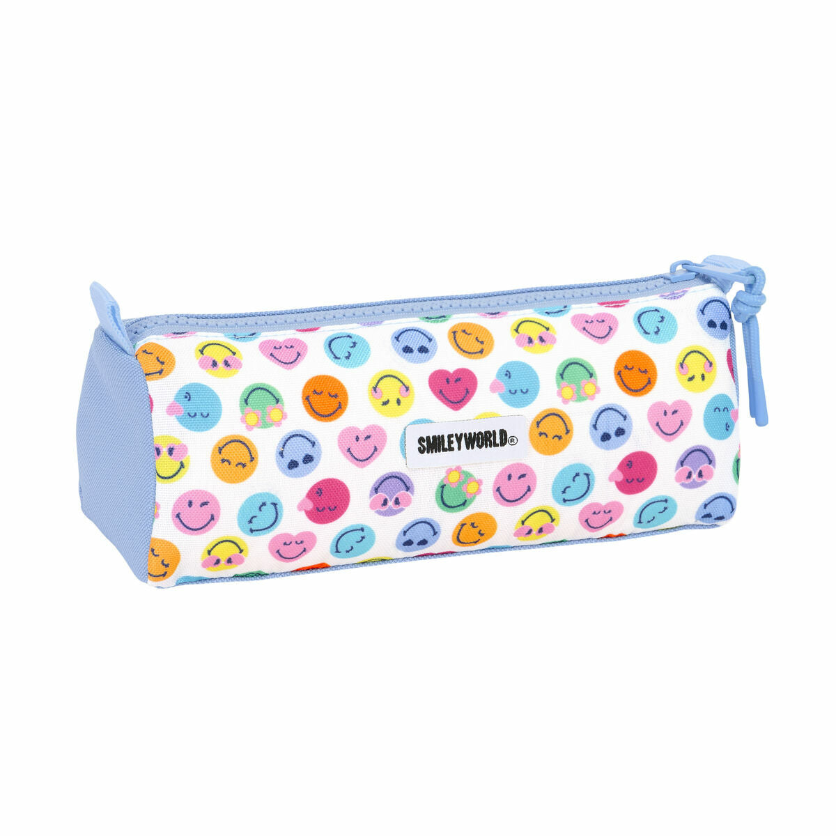 Geantă Universală Smiley Joyful Multicolor Albastru deschis 21 x 8 x 7 cm - Birou și papetărie, Material școlar și educațional