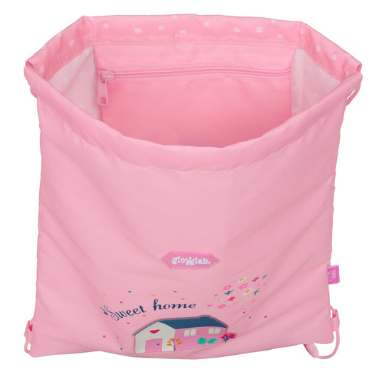Geantă Rucsac cu Bretele Glow Lab Sweet home Roz 26 x 34 x 1 cm - Birou și papetărie, Material școlar și educațional