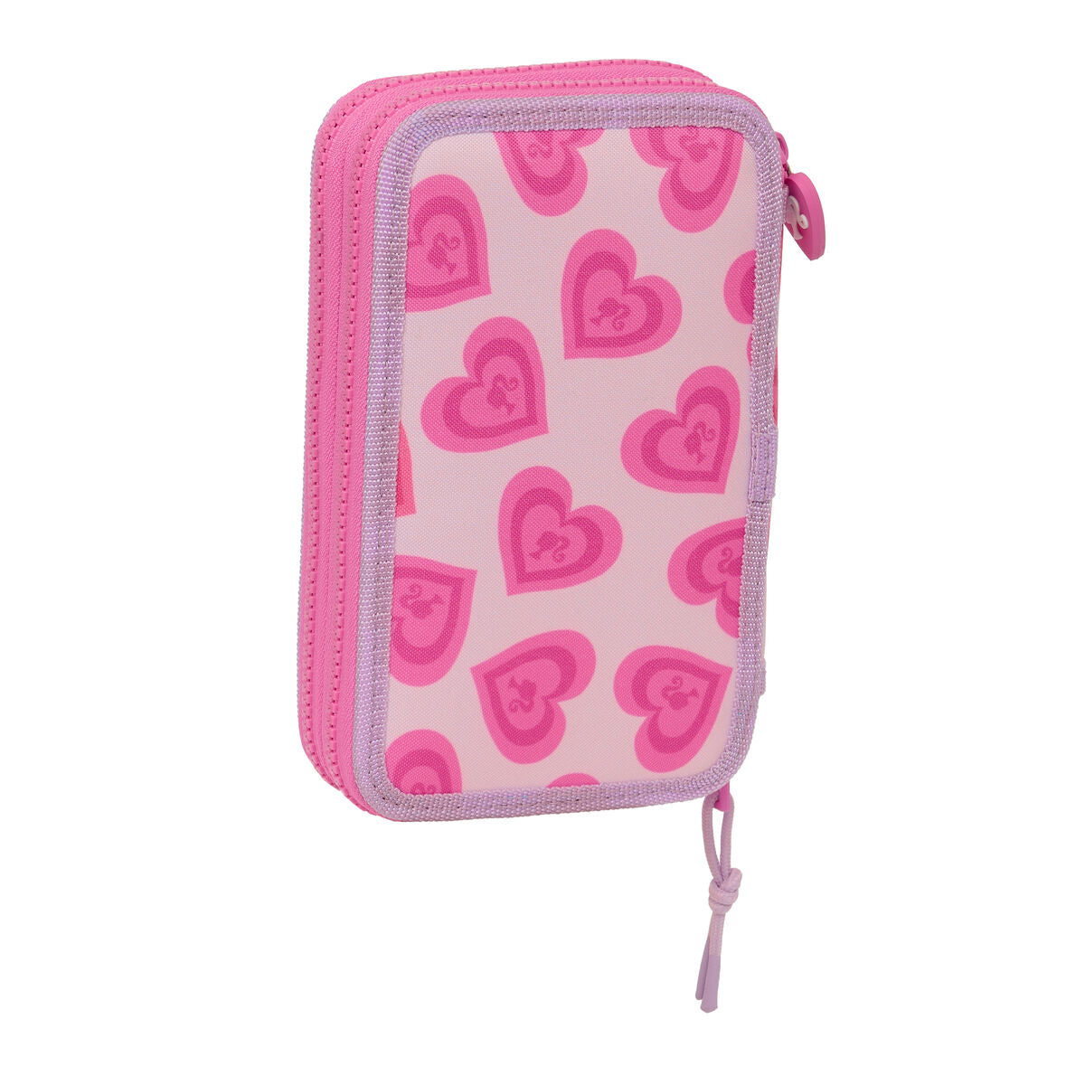 Creion dublu Barbie Love Roz 12.5 x 19.5 x 4 cm 28 Piese - Birou și papetărie, Material școlar și educațional