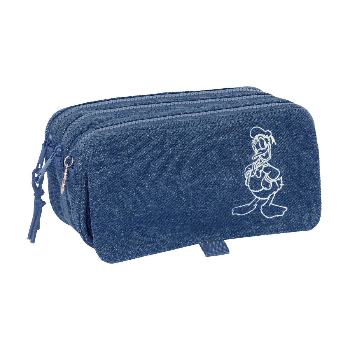 Penar triplu Donald Albastru 21,5 x 10 x 8 cm - Birou și papetărie, Material școlar și educațional
