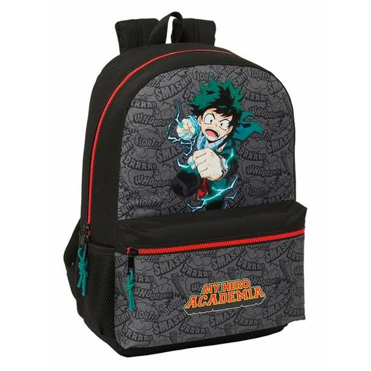 Ghiozdan My Hero Academia Negru - Birou și papetărie, Material școlar și educațional