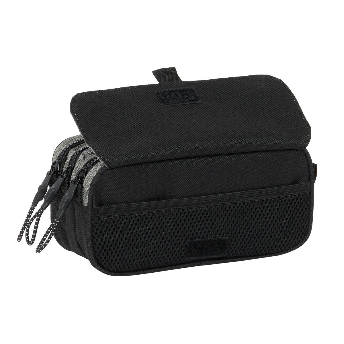 Penar triplu Eckō Unltd. Rhino Negru Gri 21,5 x 10 x 8 cm - Birou și papetărie, Material școlar și educațional