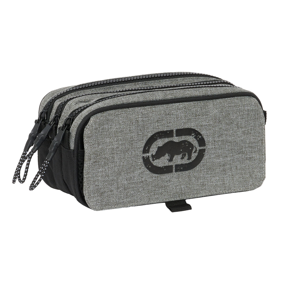 Penar triplu Eckō Unltd. Rhino Negru Gri 21,5 x 10 x 8 cm - Birou și papetărie, Material școlar și educațional
