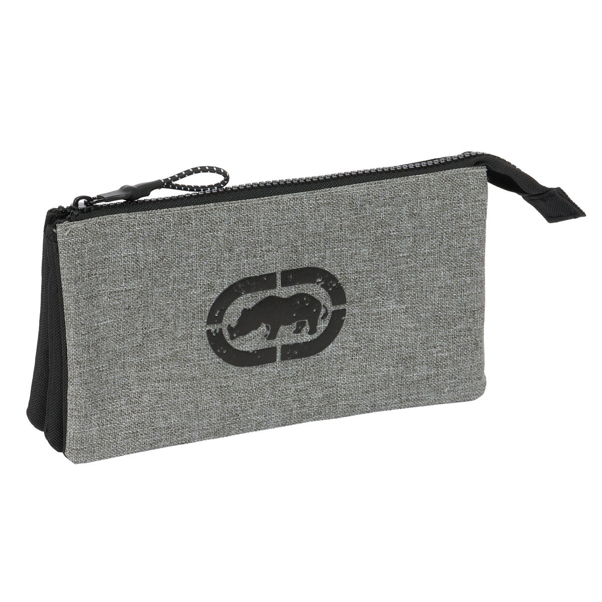 Penar triplu Eckō Unltd. Rhino Negru Gri 22 x 12 x 3 cm - Birou și papetărie, Material școlar și educațional