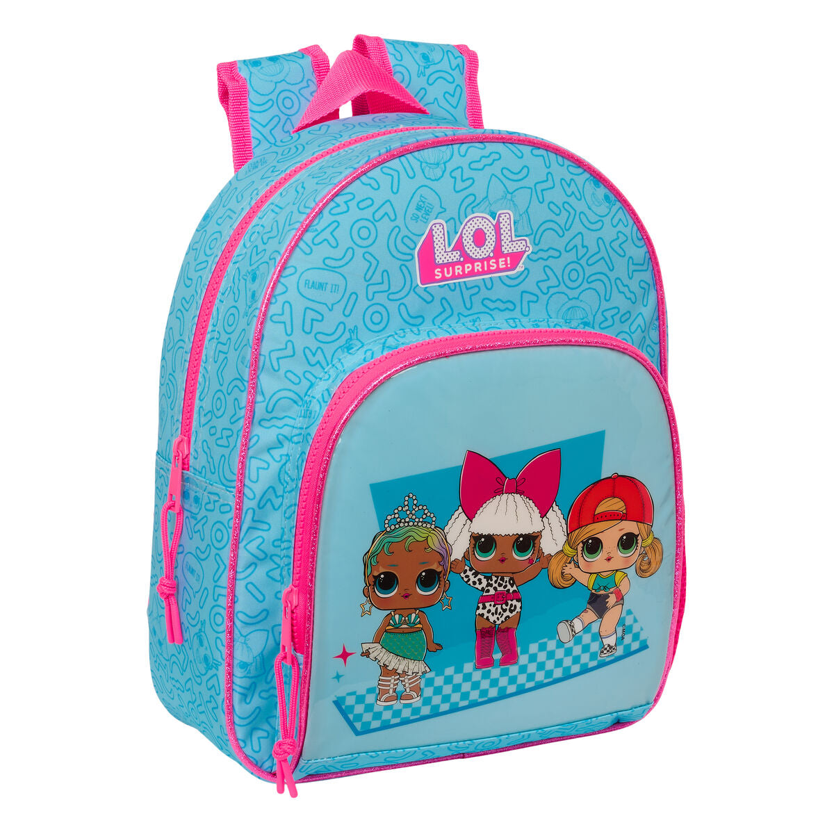Ghiozdan LOL Surprise! Divas Albastru 28 x 34 x 10 cm - Birou și papetărie, Material școlar și educațional