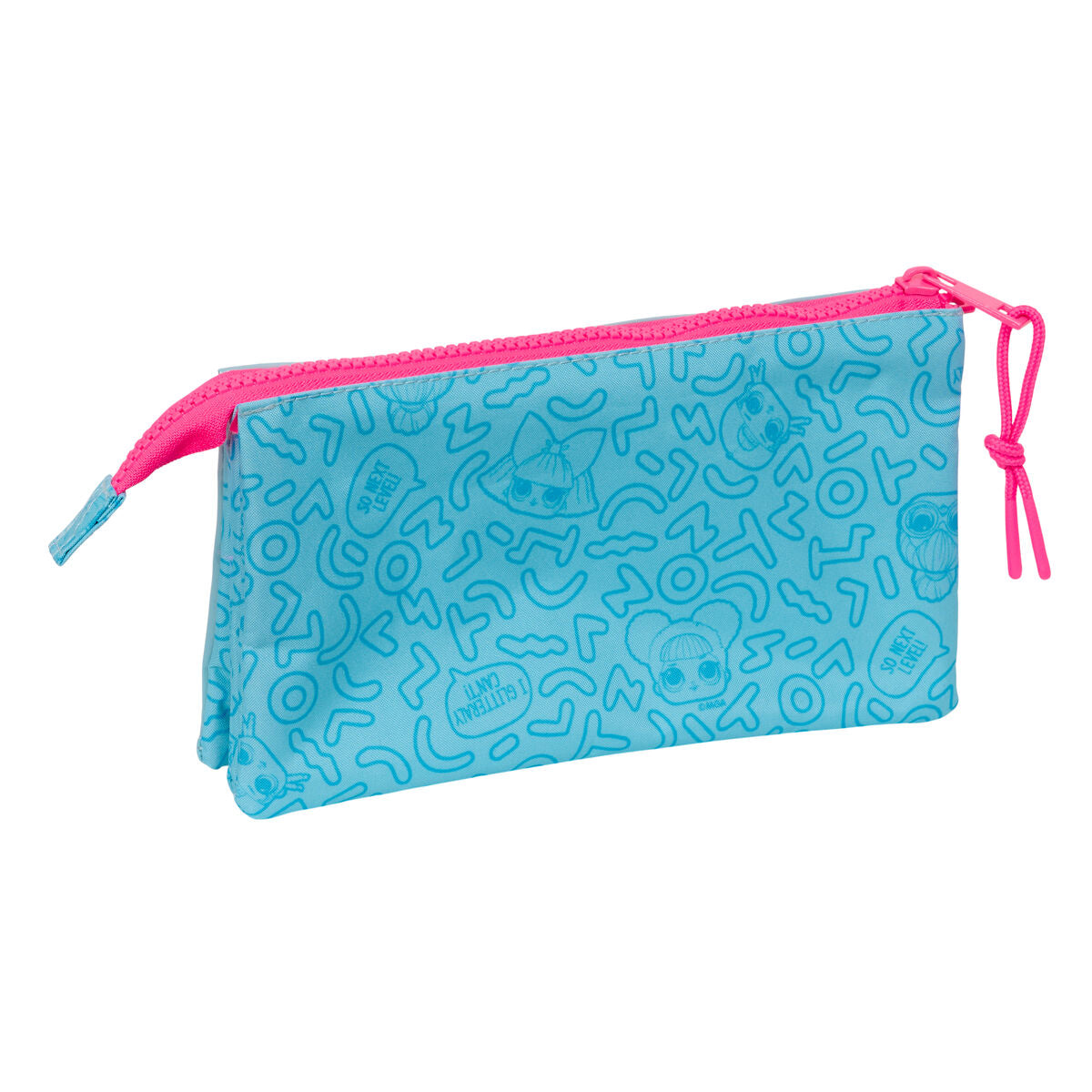 Penar dublu LOL Surprise! Divas Albastru 22 x 12 x 3 cm - Birou și papetărie, Material școlar și educațional