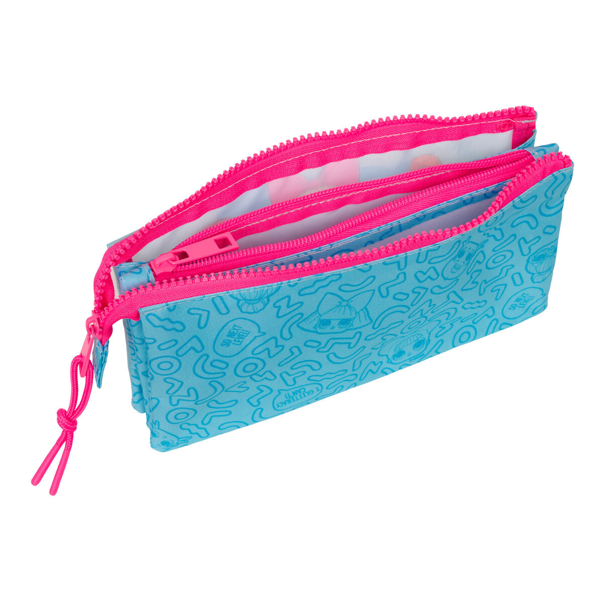 Penar dublu LOL Surprise! Divas Albastru 22 x 12 x 3 cm - Birou și papetărie, Material școlar și educațional