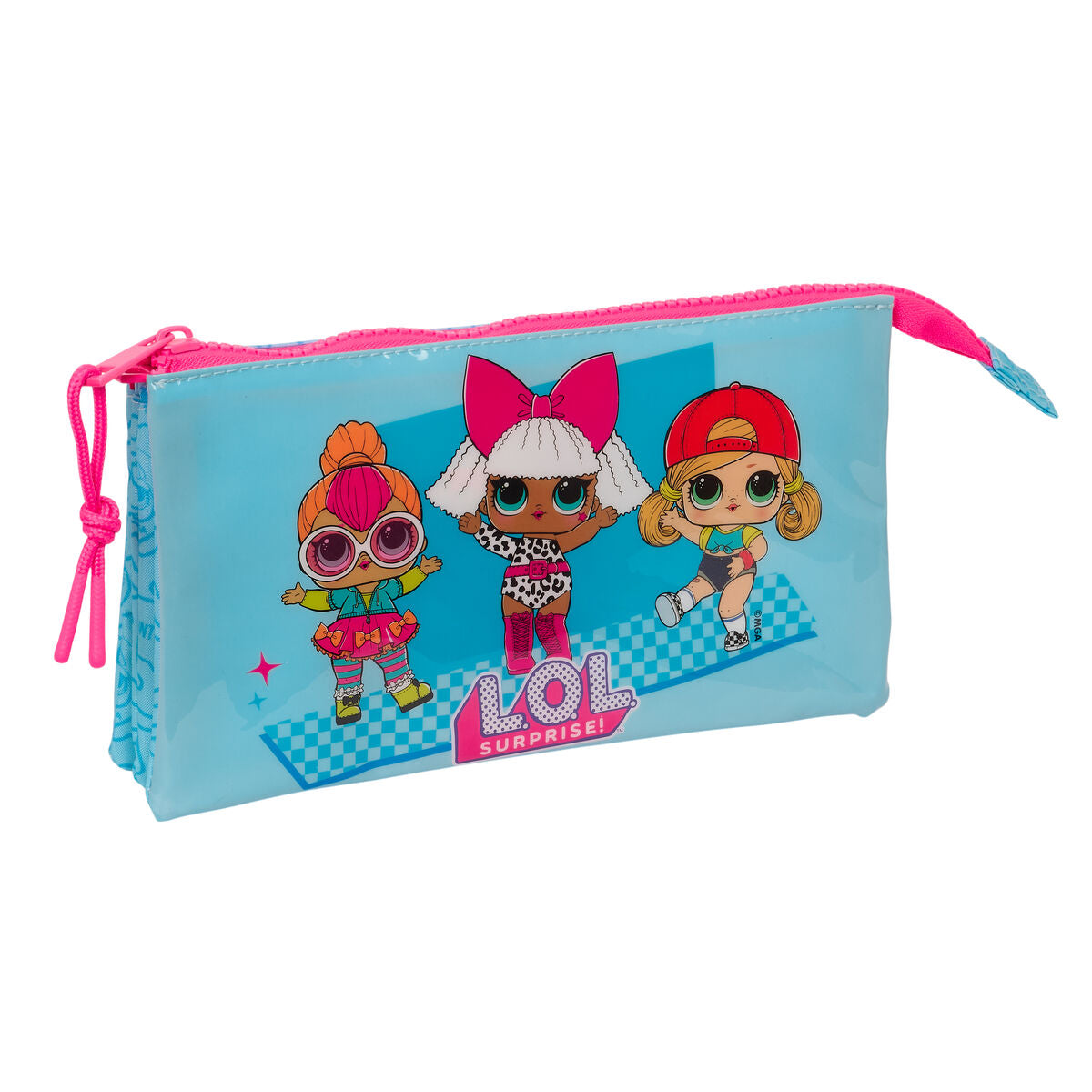 Penar dublu LOL Surprise! Divas Albastru 22 x 12 x 3 cm - Birou și papetărie, Material școlar și educațional