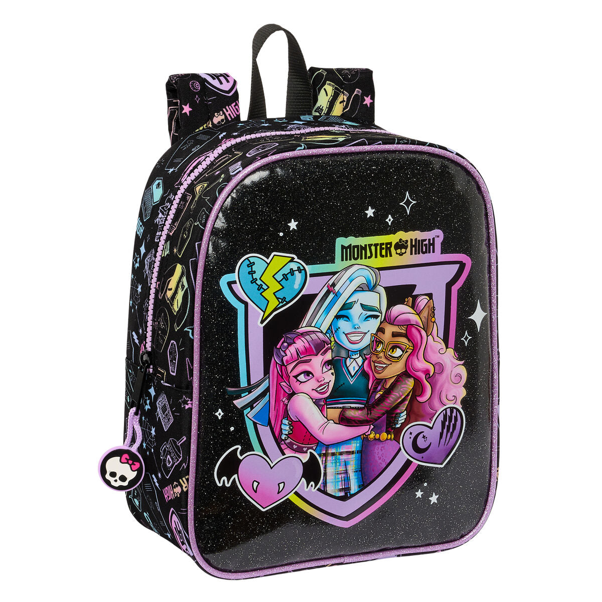 Rucsac pentru Copii Monster High Negru 22 x 27 x 10 cm - Birou și papetărie, Material școlar și educațional