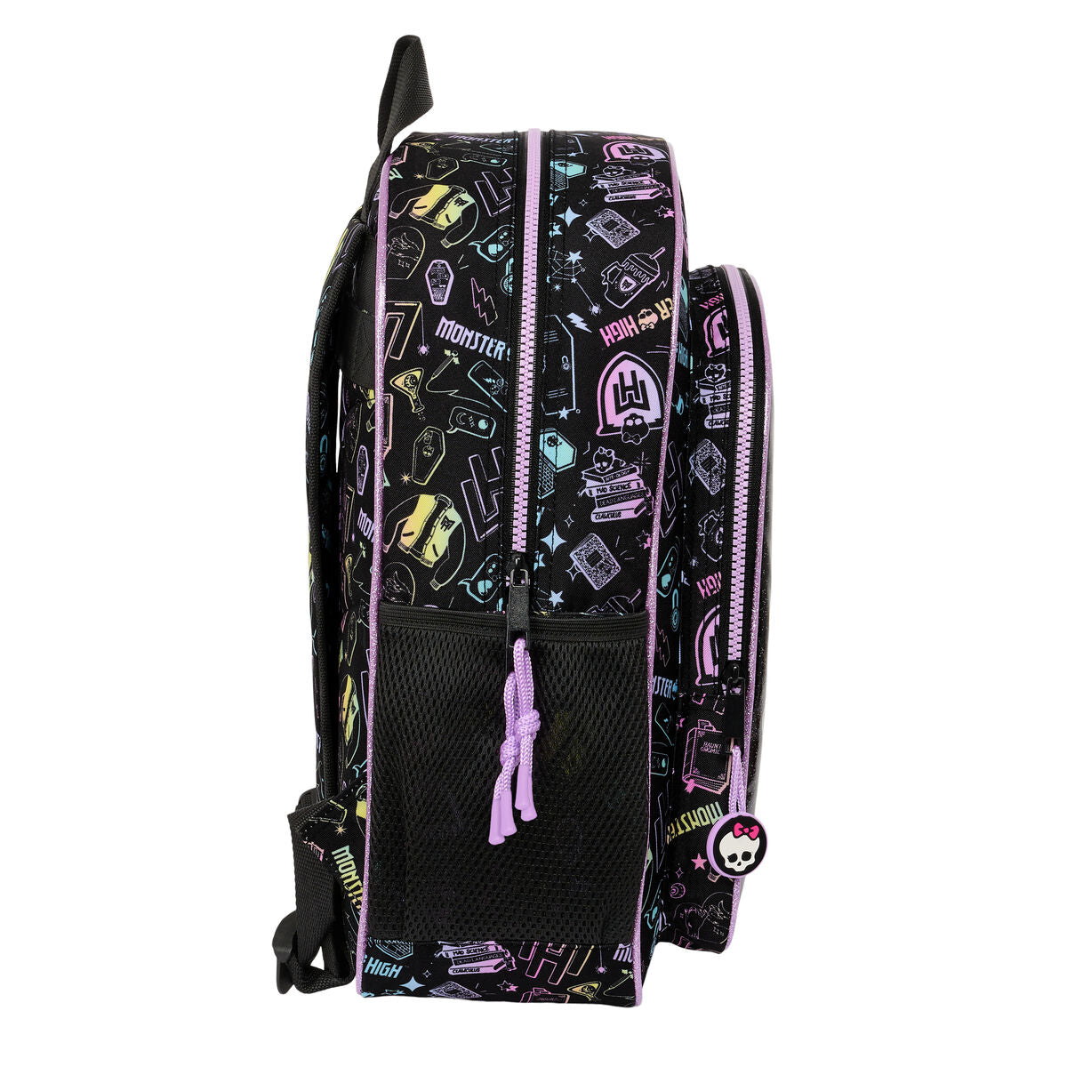 Rucsac pentru Copii Monster High Negru 32 X 38 X 12 cm - Birou și papetărie, Material școlar și educațional