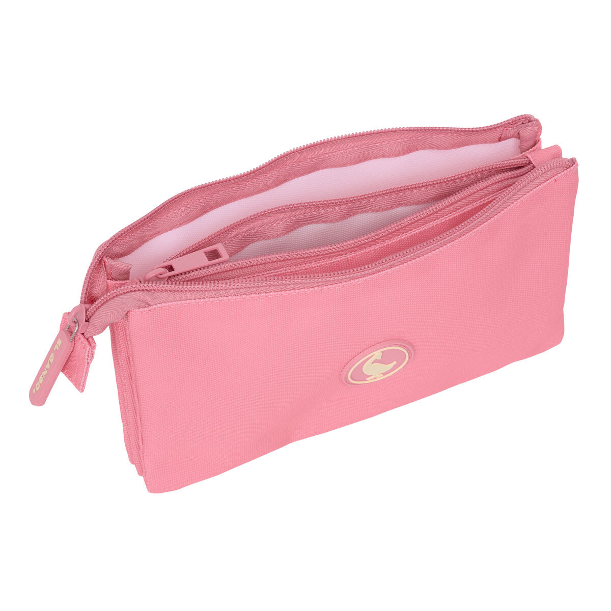 Penar triplu El Ganso Marsala Roz 22 x 12 x 3 cm - Birou și papetărie, Material școlar și educațional