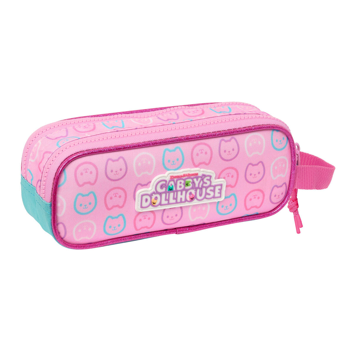 Penar dublu Gabby's Dollhouse Party Roz 21 x 8 x 6 cm - Birou și papetărie, Material școlar și educațional