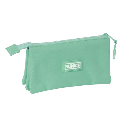 Penar triplu Munich Basic Turquoise 22 x 12 x 3 cm - Birou și papetărie, Material școlar și educațional