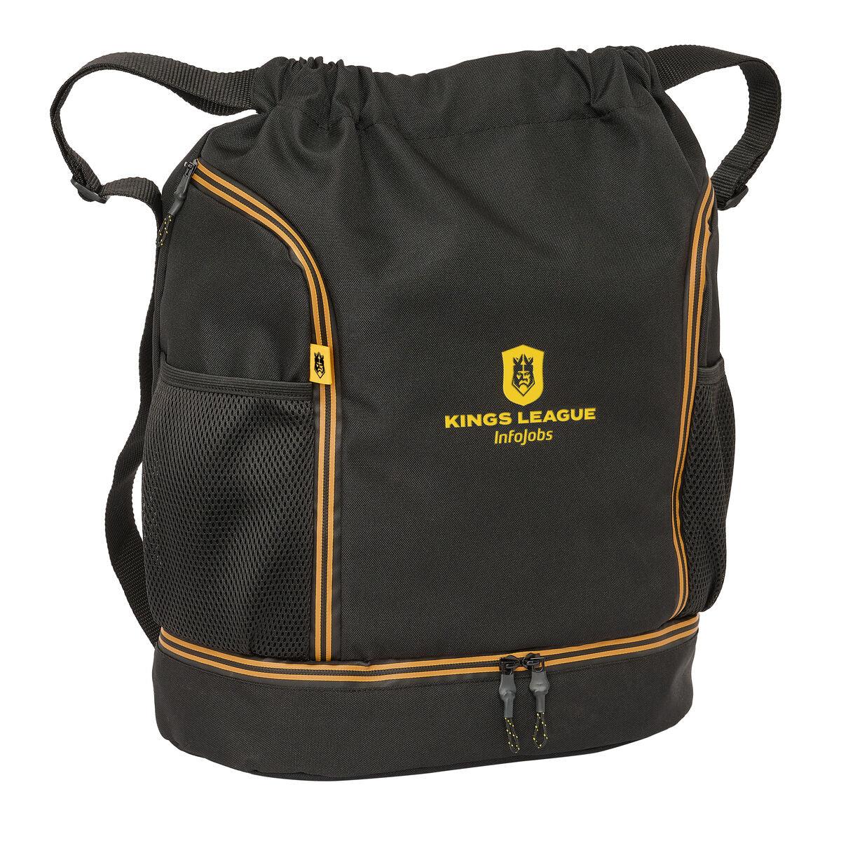 Geantă Rucsac cu Bretele Kings League Negru 35 x 40 x 1 cm - Birou și papetărie, Material școlar și educațional
