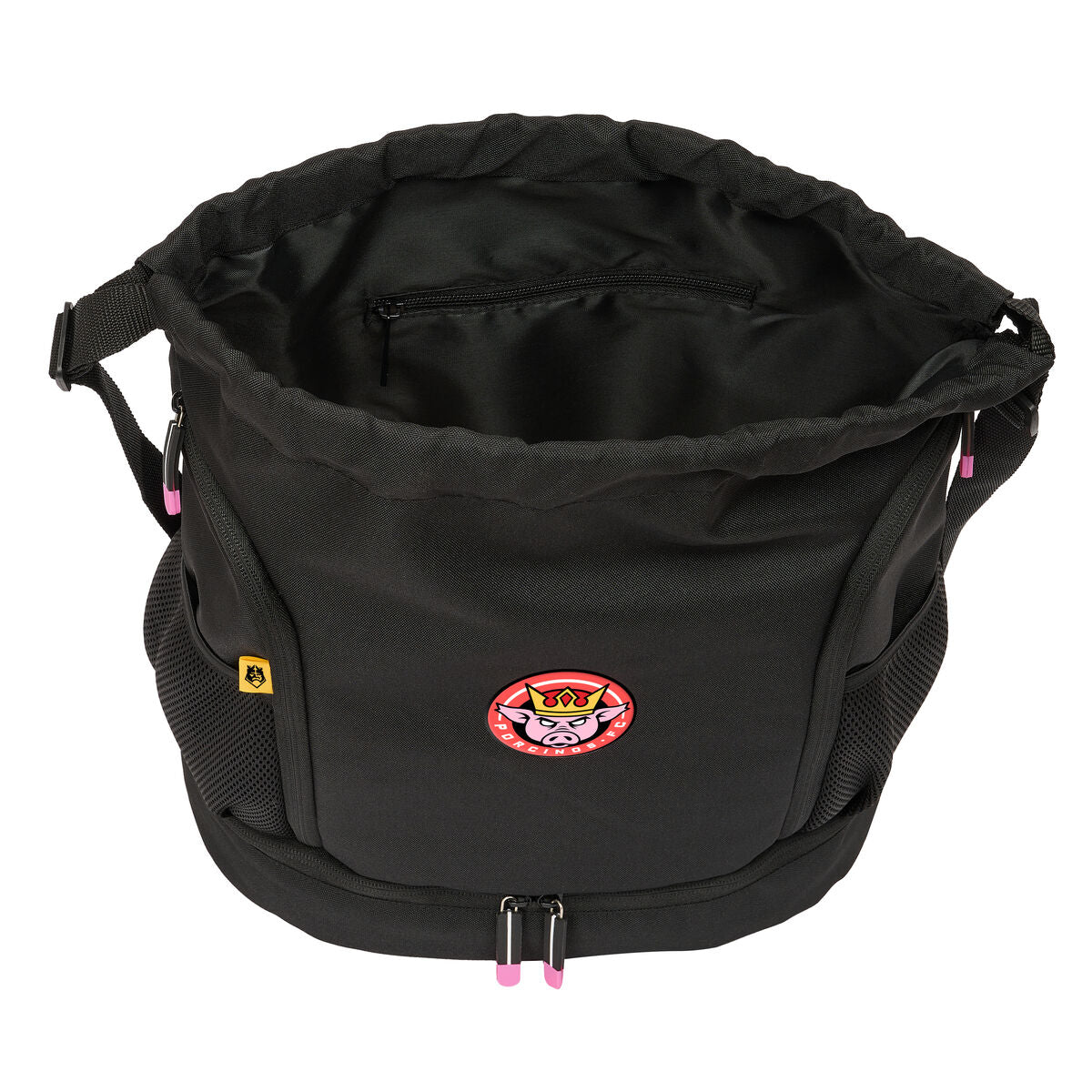 Geantă Rucsac cu Bretele Kings League Porcinos Negru 35 x 40 x 1 cm - Birou și papetărie, Material școlar și educațional