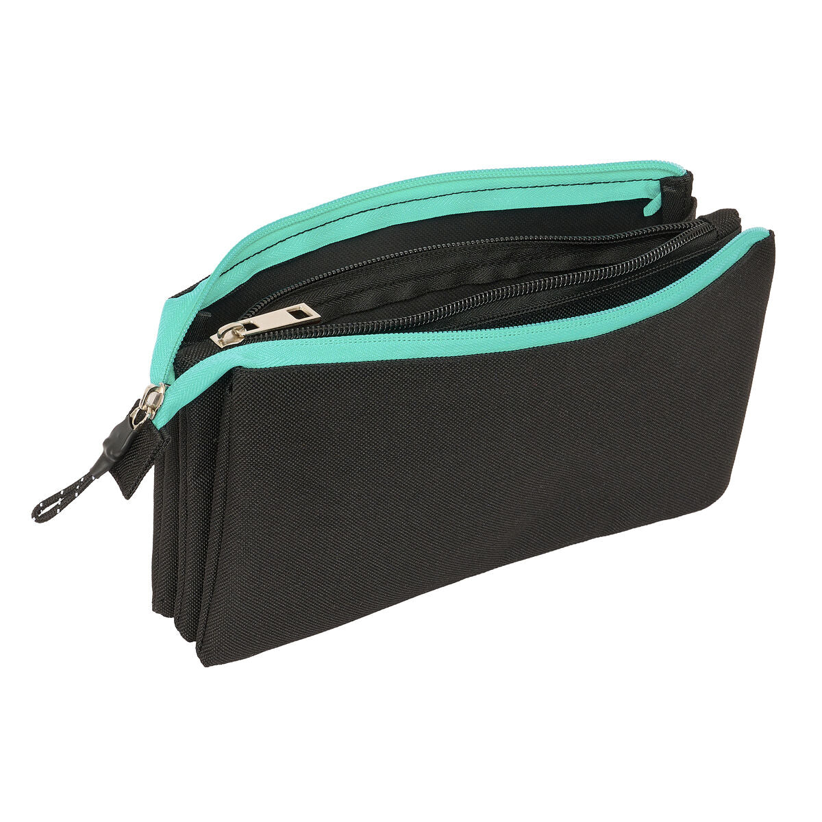 Penar triplu Kings League El barrio Negru 22 x 12 x 3 cm - Birou și papetărie, Material școlar și educațional