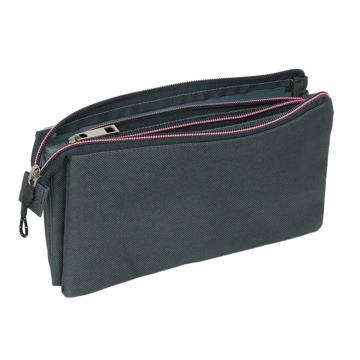 Penar triplu Kings League Kunisport Gri 22 x 12 x 3 cm - Birou și papetărie, Material școlar și educațional