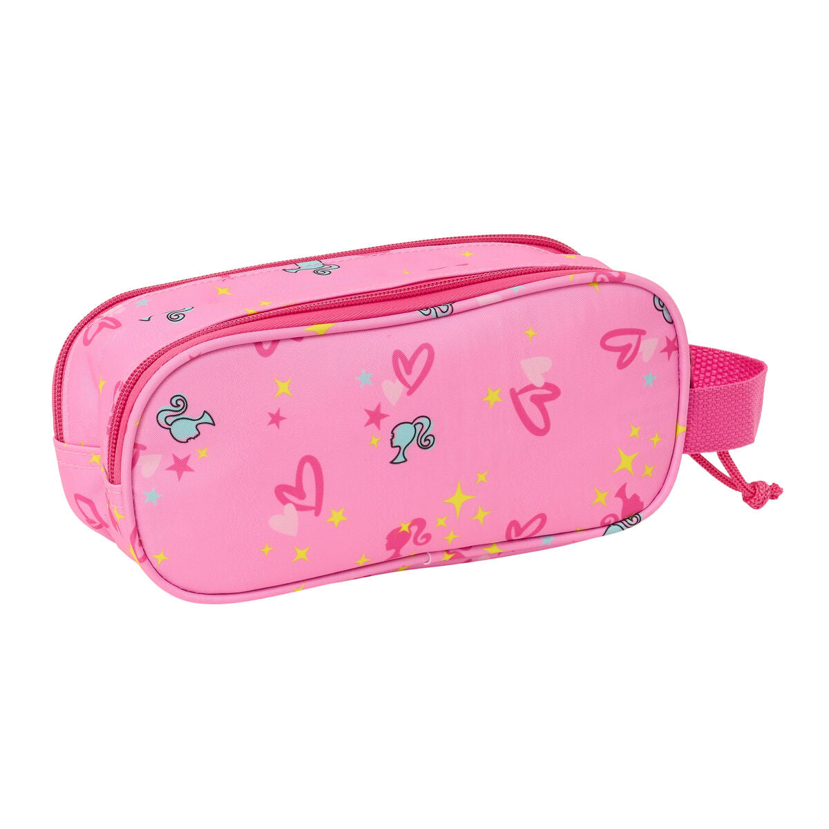 Penar dublu Barbie Roz Fucsia 21 x 8 x 6 cm 3D - Birou și papetărie, Material școlar și educațional