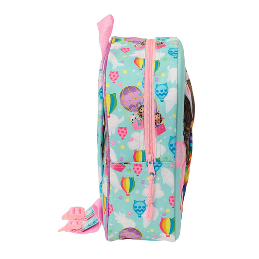 Ghiozdan Gabby's Dollhouse Roz Albastru celest 22 x 27 x 10 cm 3D - Birou și papetărie, Material școlar și educațional