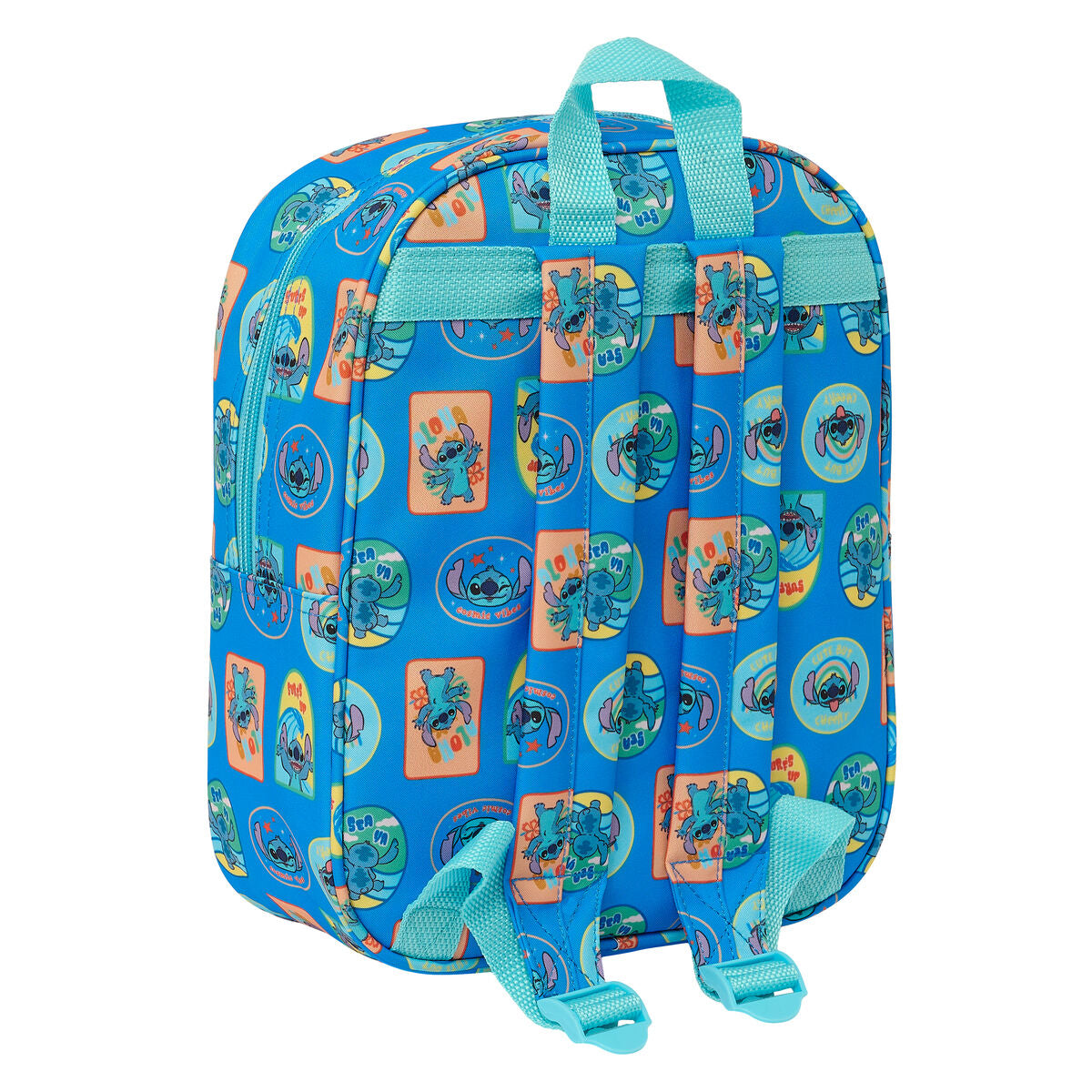 Ghiozdan Lilo & Stitch Albastru 22 x 27 x 10 cm 3D - Birou și papetărie, Material școlar și educațional