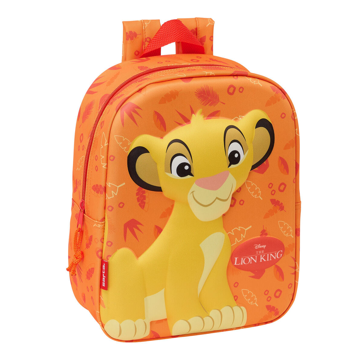 Ghiozdan The Lion King Portocaliu 22 x 27 x 10 cm 3D - Birou și papetărie, Material școlar și educațional