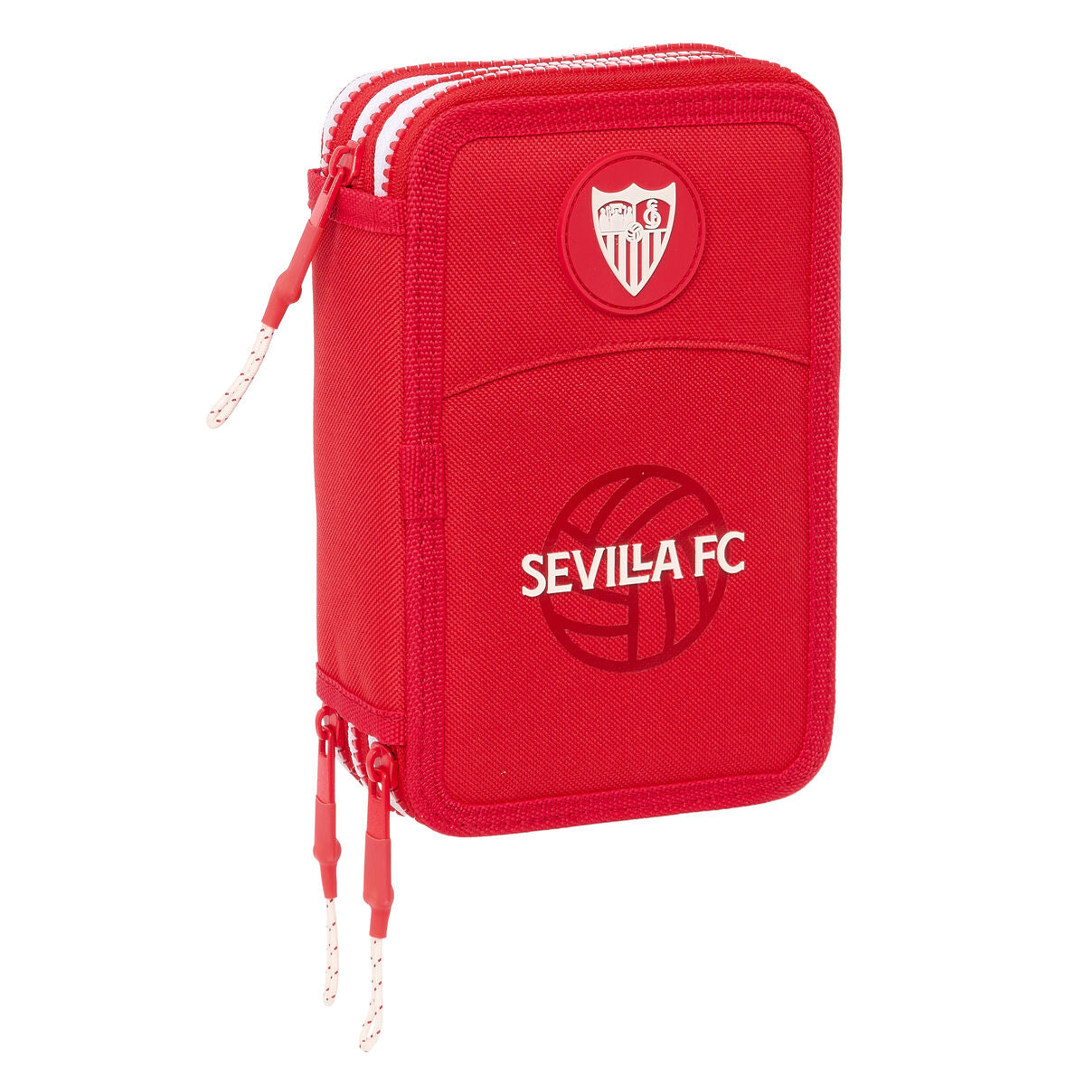 Penar Triplu Sevilla Fútbol Club Roșu 12,5 x 19,5 x 5,5 cm 36 Piese - Birou și papetărie, Material școlar și educațional