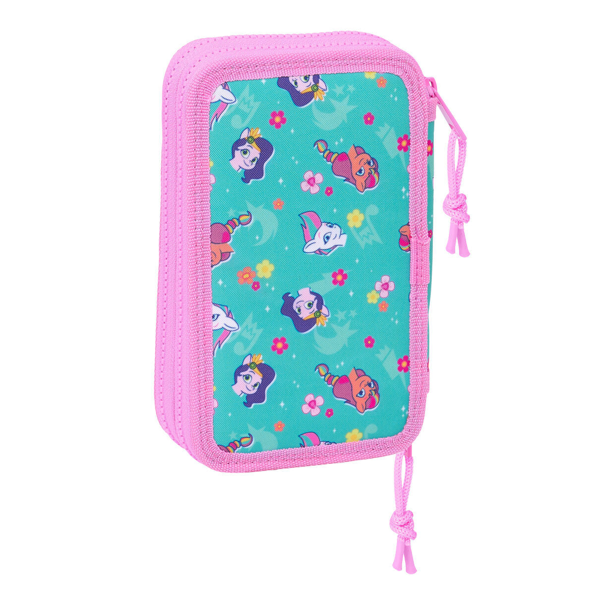 Creion dublu My Little Pony Magic Roz Turquoise 12.5 x 19.5 x 4 cm 28 Piese - Birou și papetărie, Material școlar și educațional