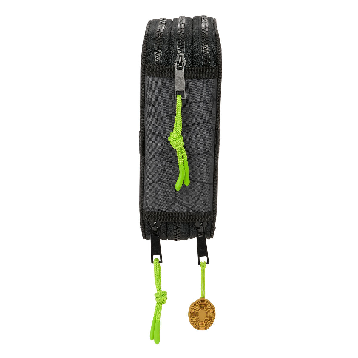 Penar Triplu Teenage Mutant Ninja Turtles Negru Gri 12,5 x 19,5 x 5,5 cm 36 Piese - Birou și papetărie, Material școlar și educațional