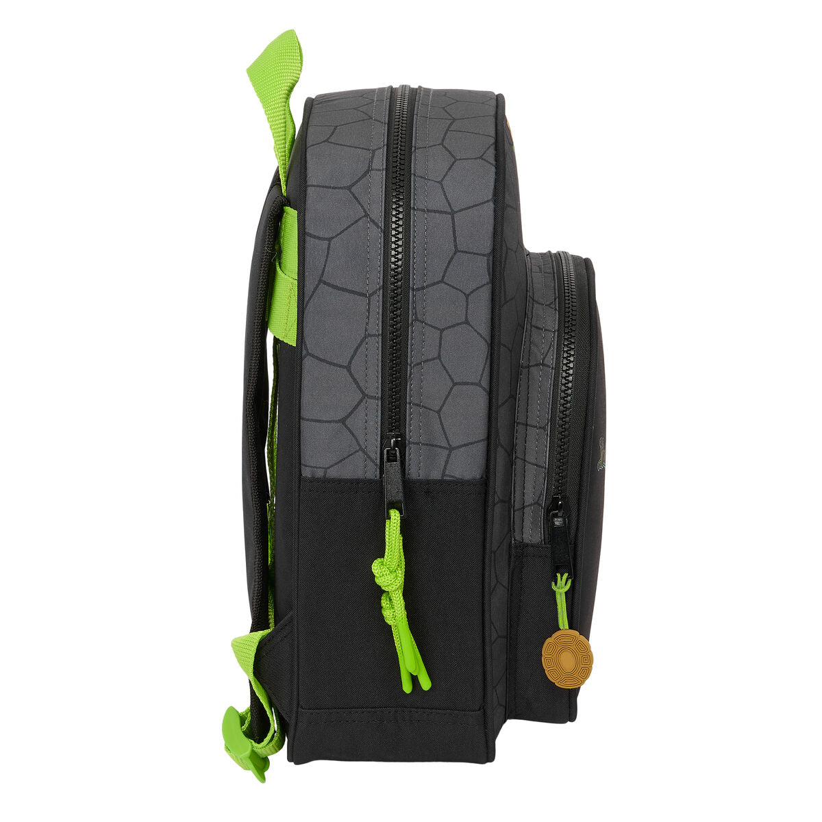 Ghiozdan Teenage Mutant Ninja Turtles Negru Gri 27 x 33 x 10 cm - Birou și papetărie, Material școlar și educațional