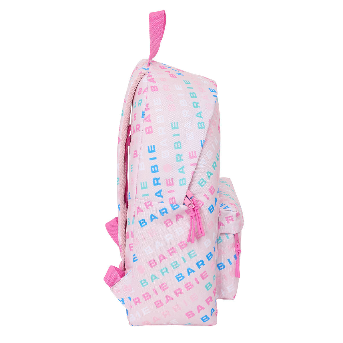 Ghiozdan Barbie Logomania Roz deschis 33 x 42 x 15 cm - Birou și papetărie, Material școlar și educațional