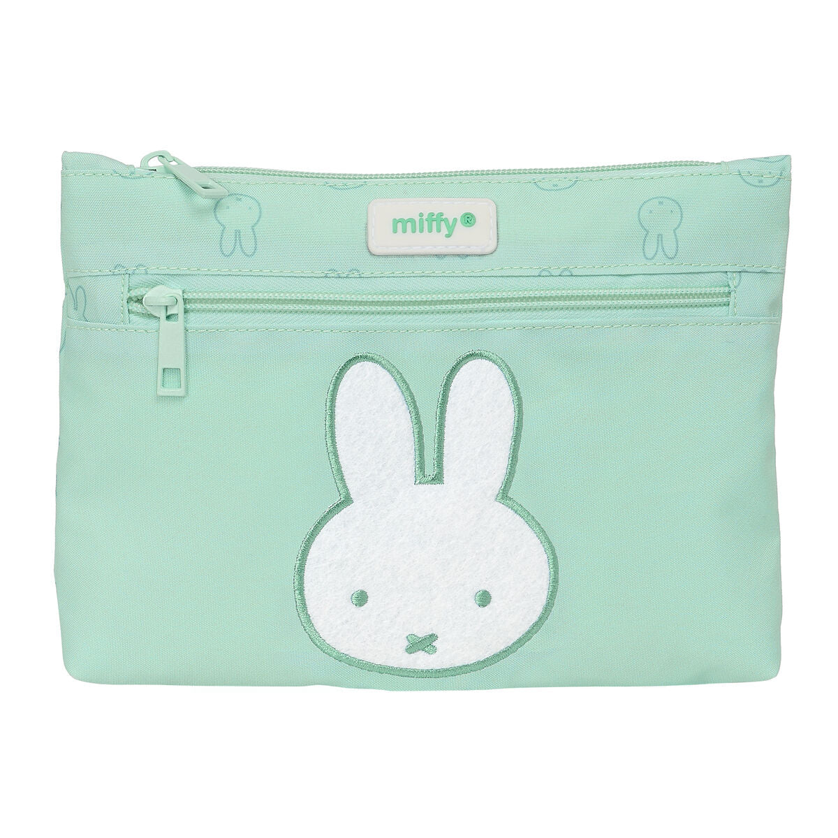 Penar dublu Miffy Menta Mentă 23 x 16 x 3 cm - Birou și papetărie, Material școlar și educațional