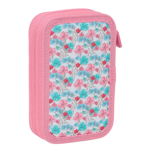 Creion dublu Moos Flores Multicolor 12.5 x 19.5 x 4 cm 28 Piese - Birou și papetărie, Material școlar și educațional