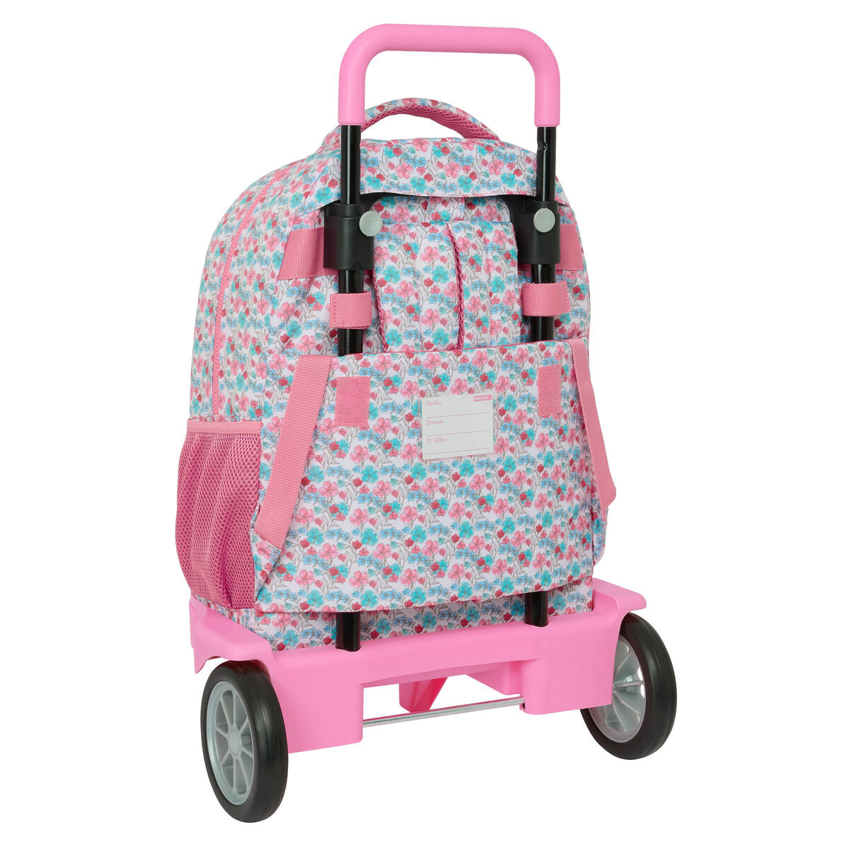 Ghiozdan cu Roți Moos Flores Multicolor 33 x 45 x 22 cm - Birou și papetărie, Material școlar și educațional