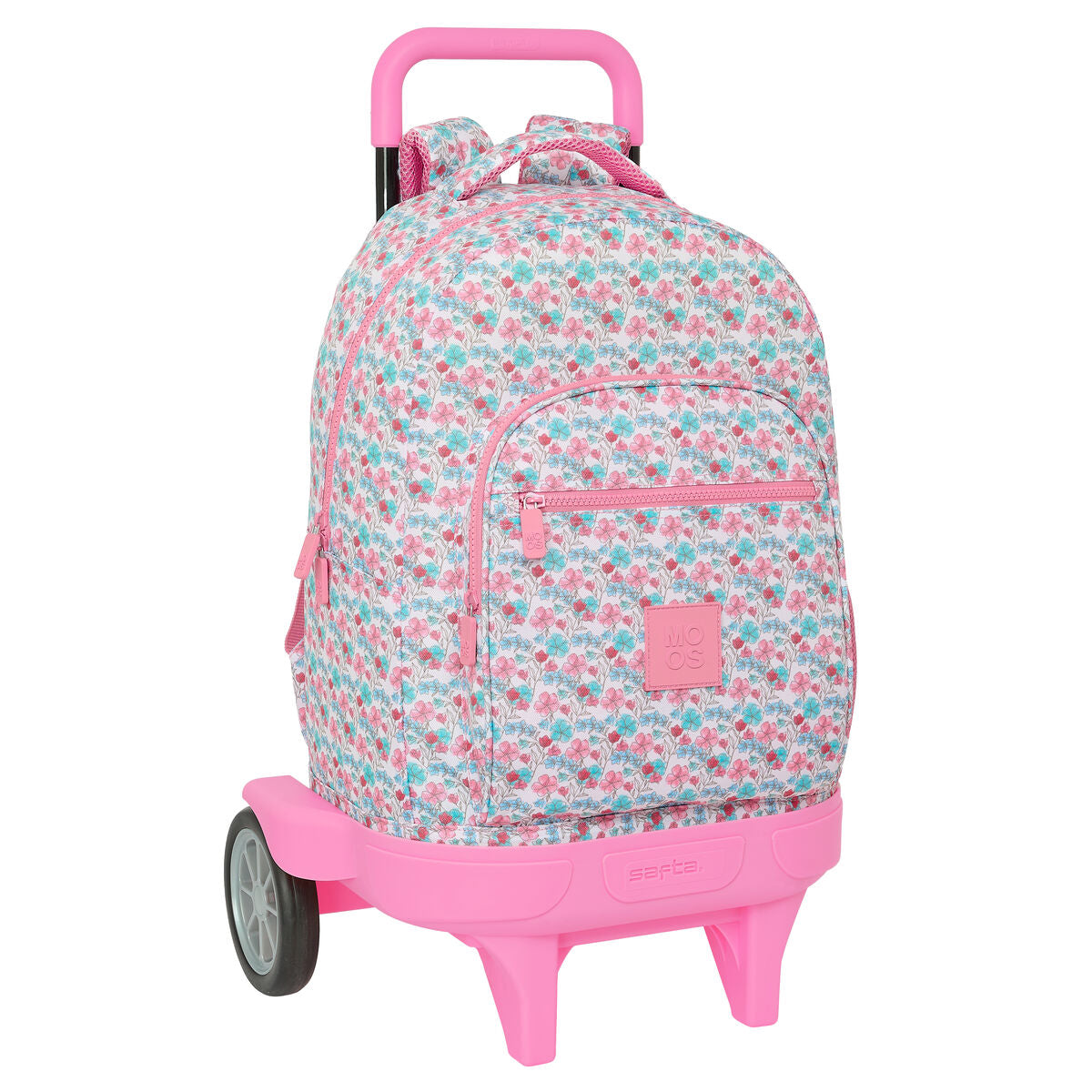 Ghiozdan cu Roți Moos Flores Multicolor 33 x 45 x 22 cm - Birou și papetărie, Material școlar și educațional
