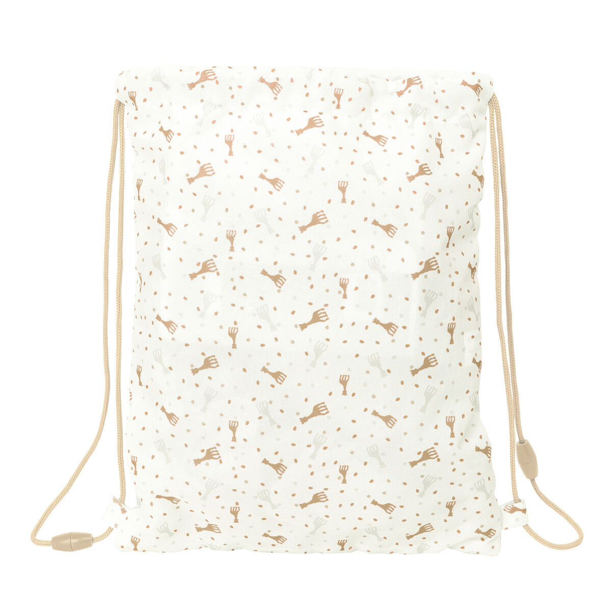 Geantă Rucsac cu Bretele Sophie la Girafe Bej 26 x 34 x 1 cm - Birou și papetărie, Material școlar și educațional