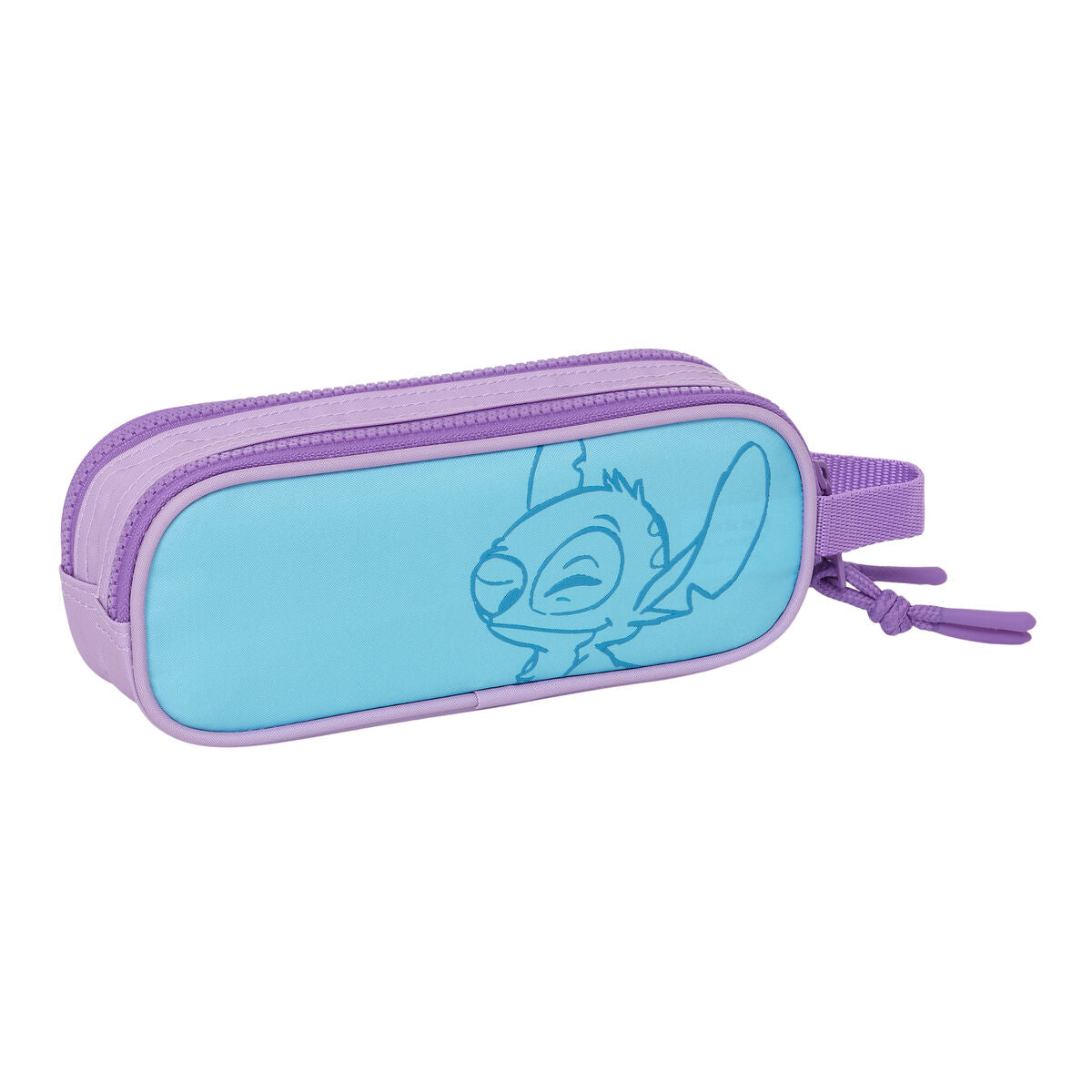 Penar dublu Stitch Sweet Albastru Liliachiu 21 x 8 x 6 cm - Birou și papetărie, Material școlar și educațional