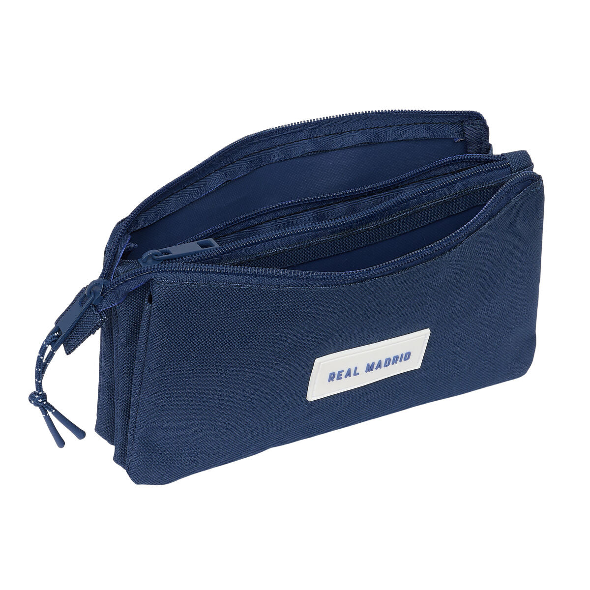 Penar triplu Real Madrid C.F. Bleumarin 22 x 12 x 3 cm - Birou și papetărie, Material școlar și educațional