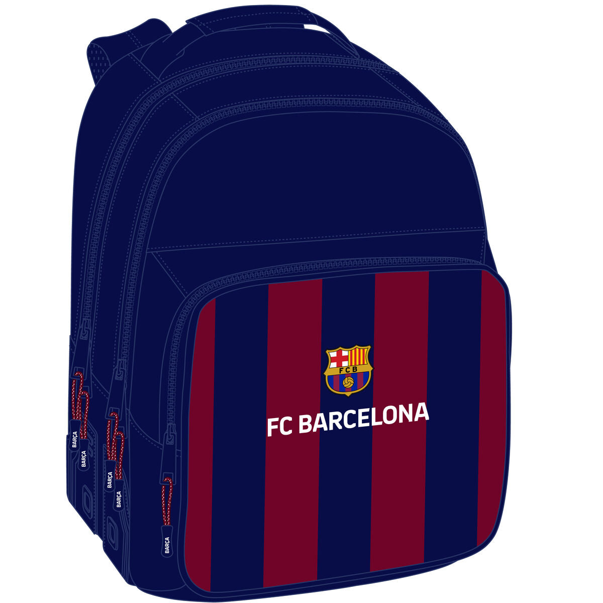 Ghiozdan F.C. Barcelona 32 x 42 x 15 cm - Birou și papetărie, Material școlar și educațional