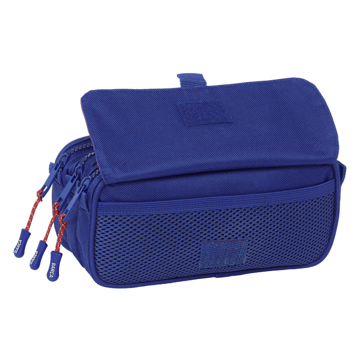 Penar triplu F.C. Barcelona 24/25 Castaniu Bleumarin 21,5 x 10 x 8 cm - Birou și papetărie, Material școlar și educațional
