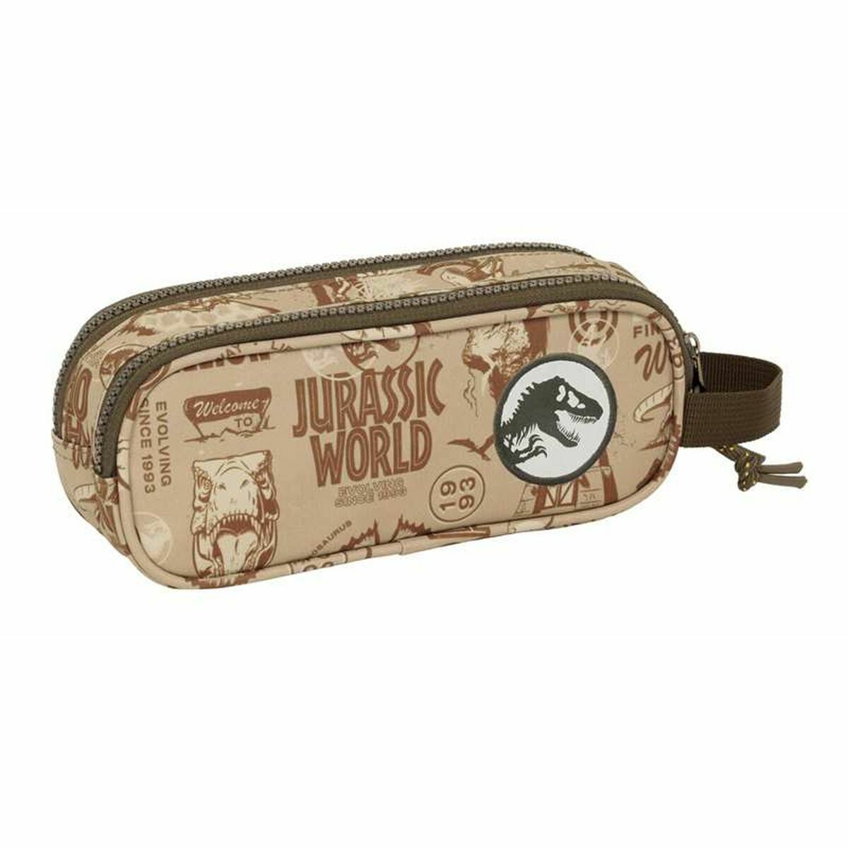 Geantă Universală Jurassic World Bej 21 x 8 x 6 cm - Birou și papetărie, Material școlar și educațional
